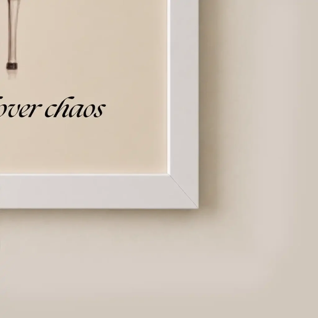 Poise Over Pressure Framed Poster