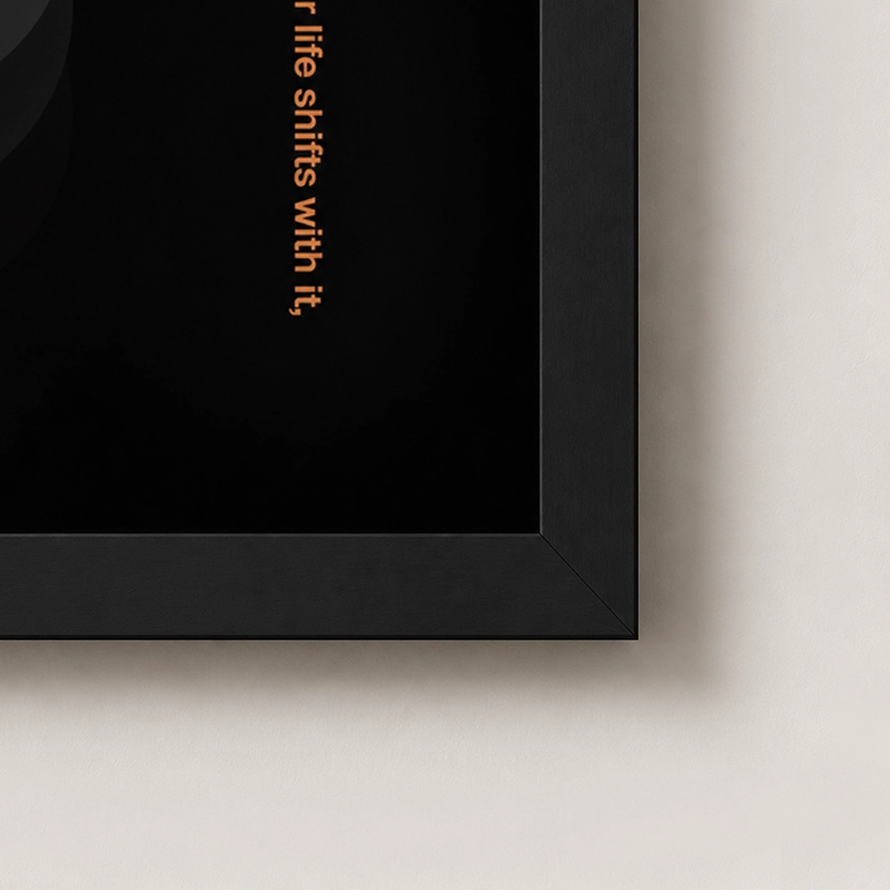 Your Energy Decides Your Direction Framed Poster