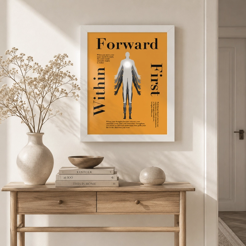 Forward Within First Framed Poster