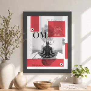 Om The Quiet Reset Wall Art