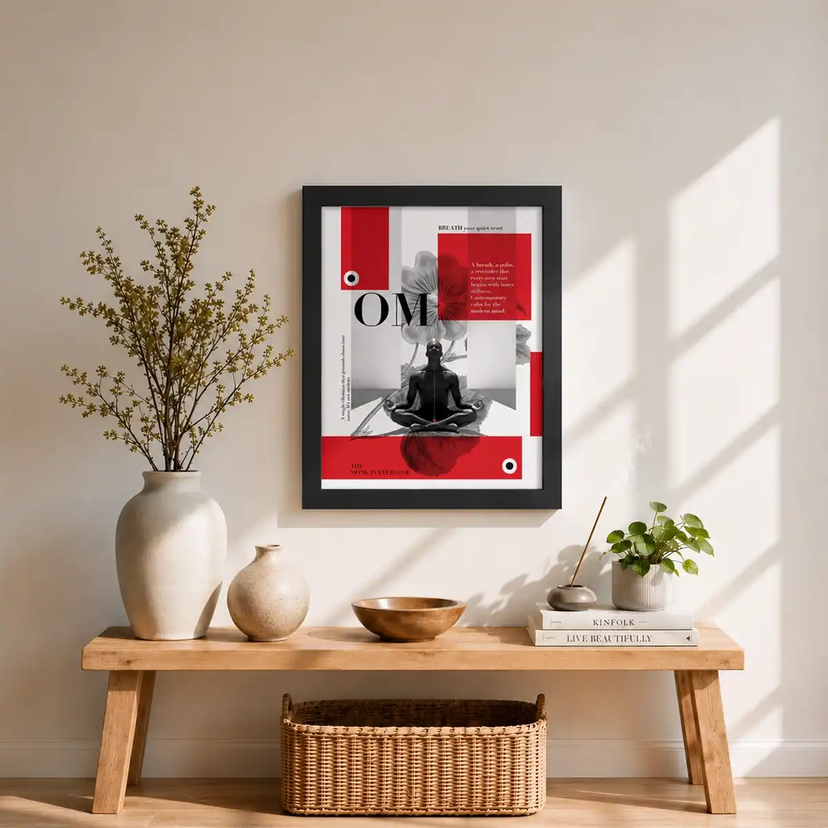 Om The Quiet Reset Wall Art