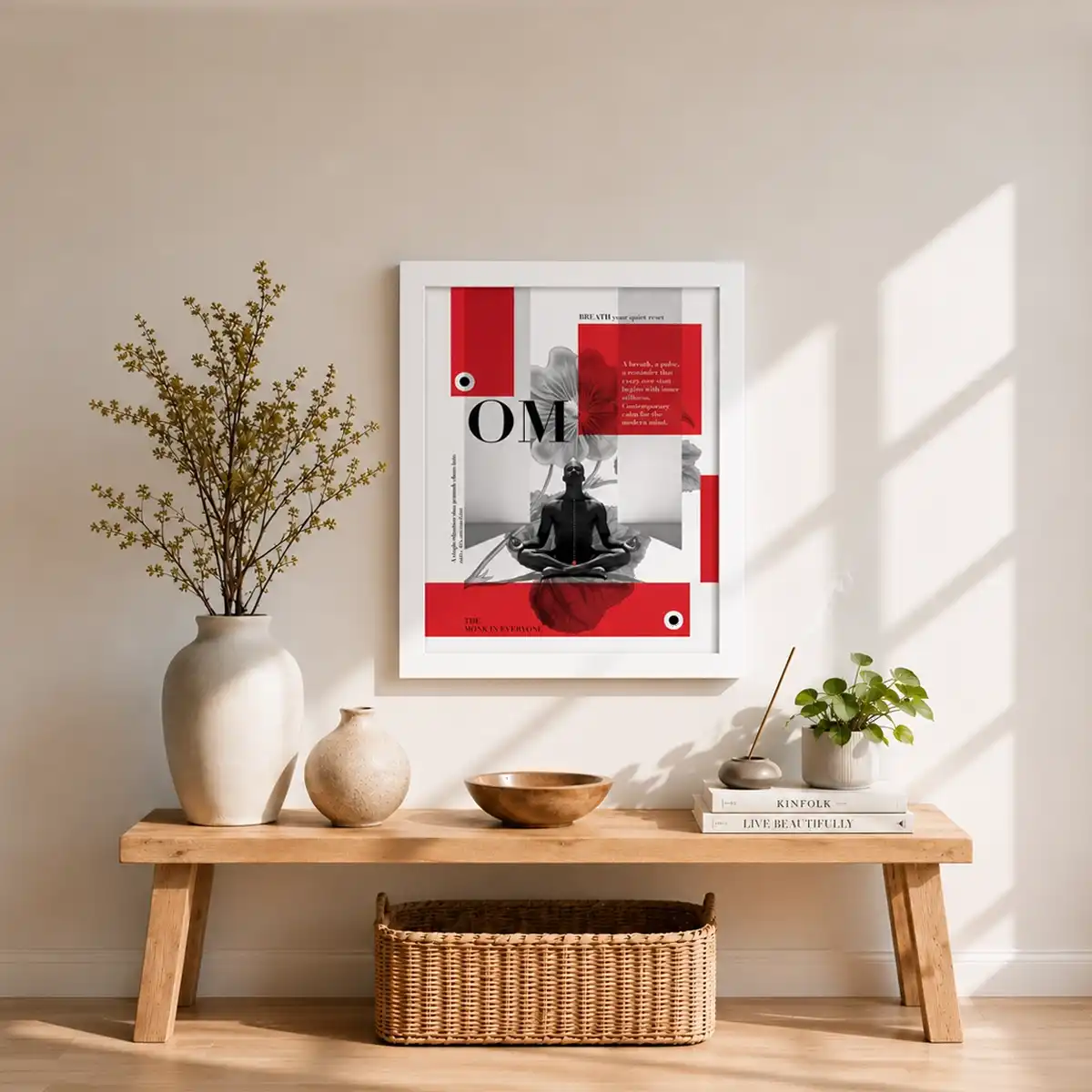 Om The Quiet Reset Wall Art