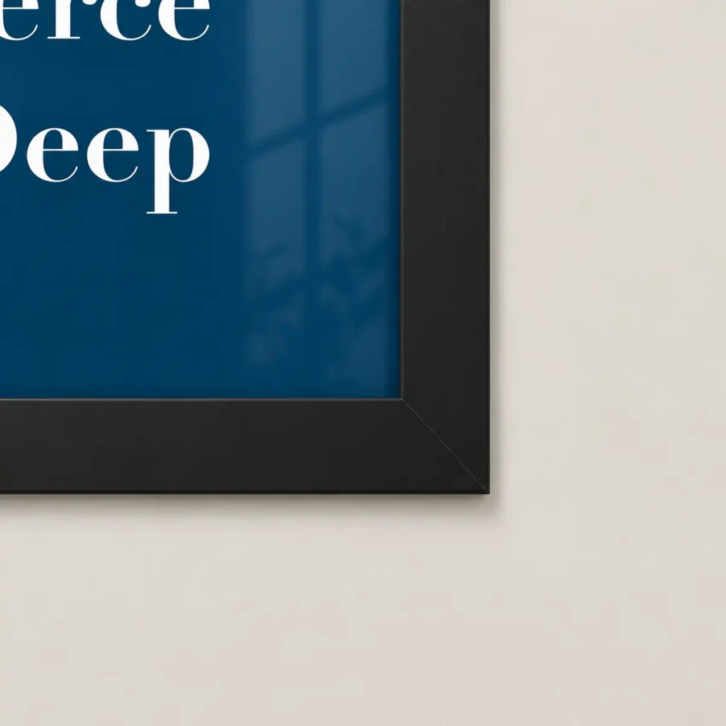 Still Water Pierce Deep Framed Poster