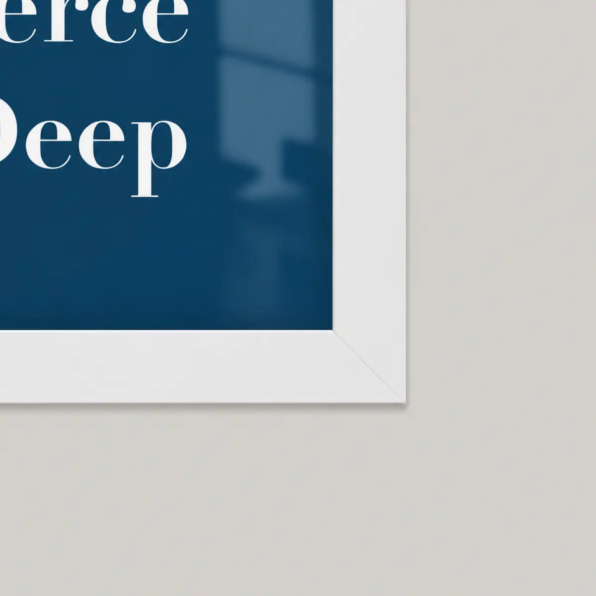 Still Water Pierce Deep Framed Poster