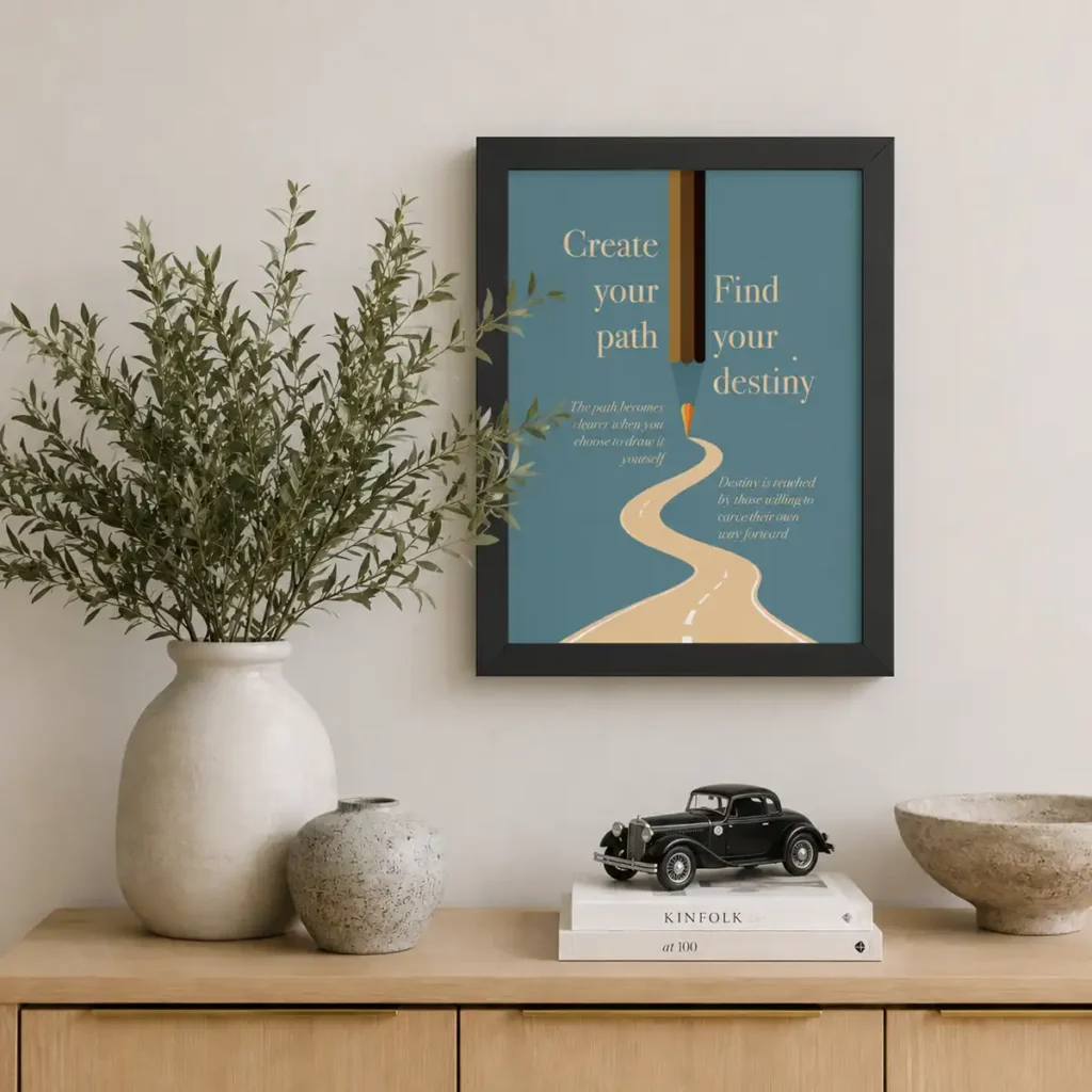 Create Your Path, Find Your Destiny Poster