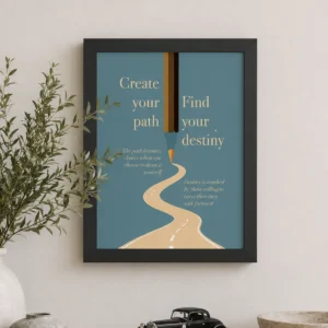 Create Your Path, Find Your Destiny Poster