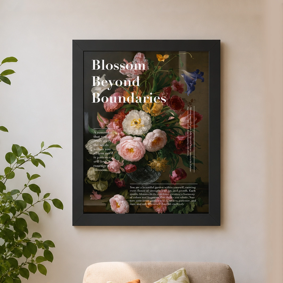 Blossom Beyond Boundaries Wall Art
