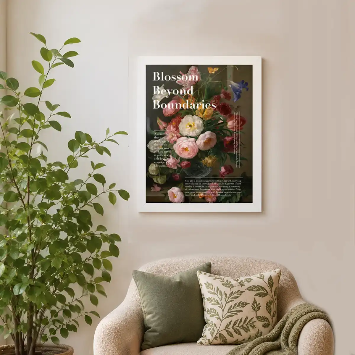 Blossom Beyond Boundaries Wall Art