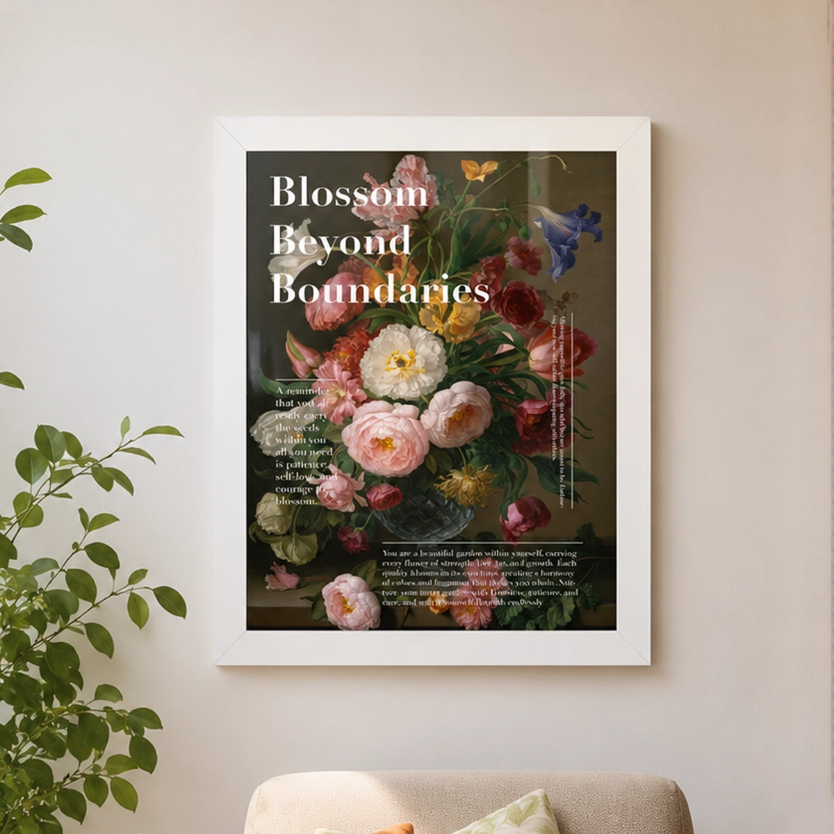 Blossom Beyond Boundaries Wall Art
