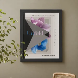 Unfold Evolve Wall Art Poster
