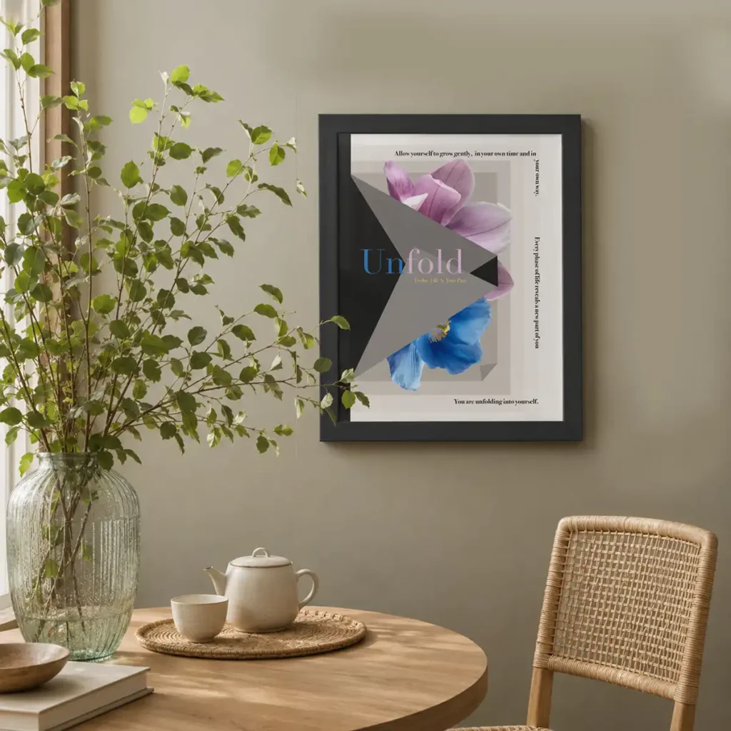 Unfold Evolve Wall Art Poster