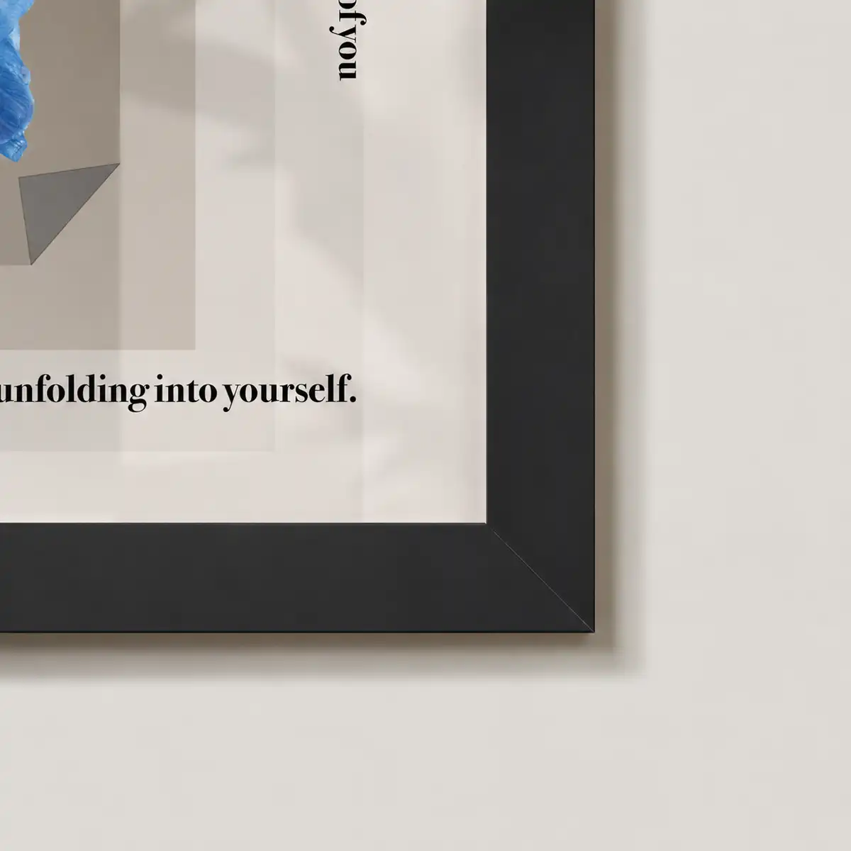 Unfold Evolve Wall Art Poster