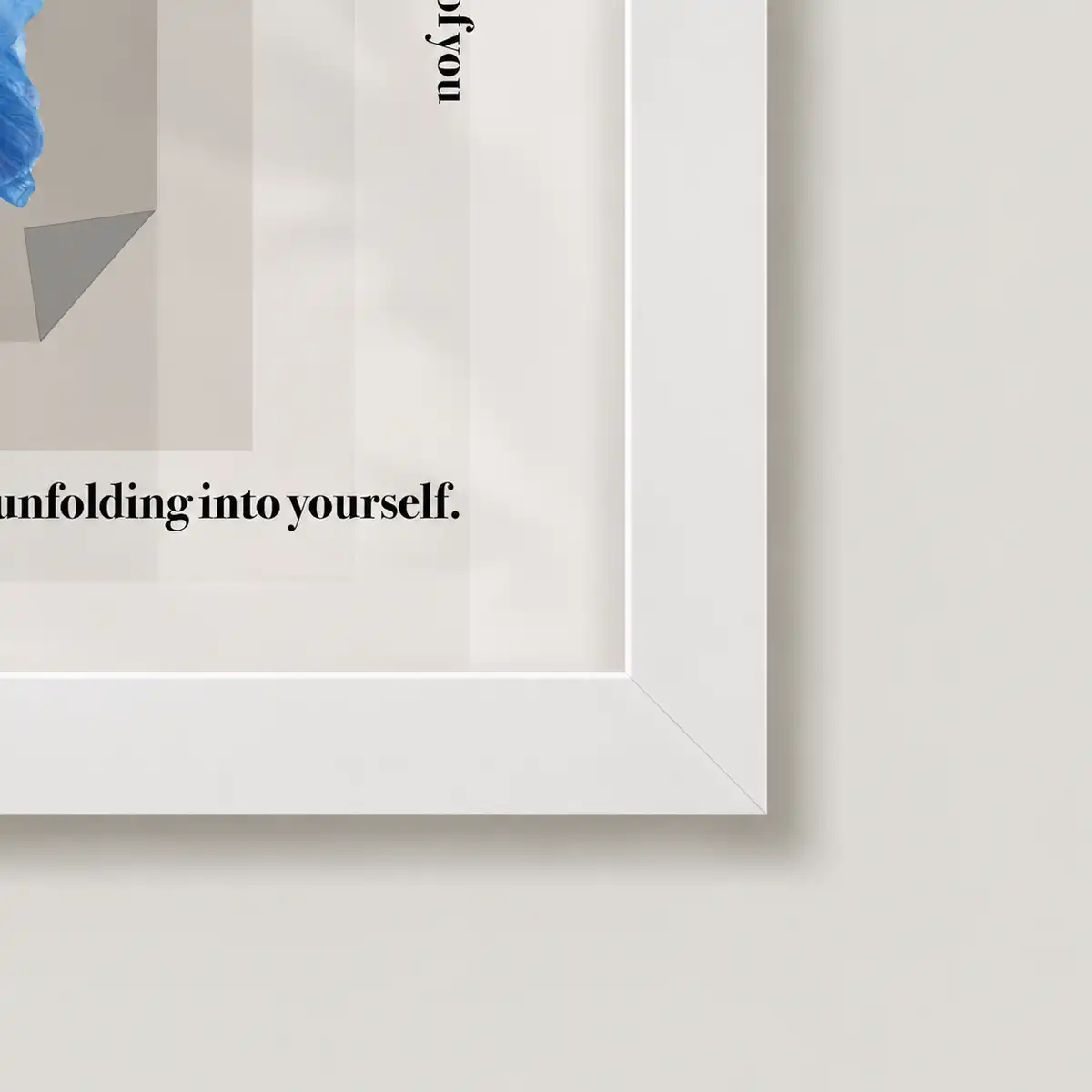 Unfold Evolve Wall Art Poster