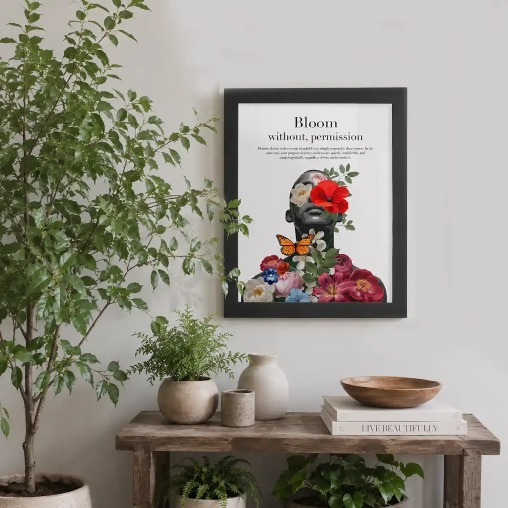 Bloom Without Permission Wall Art