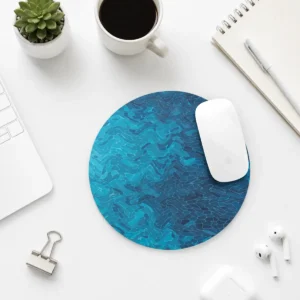 Blue Tide Mouse Pad