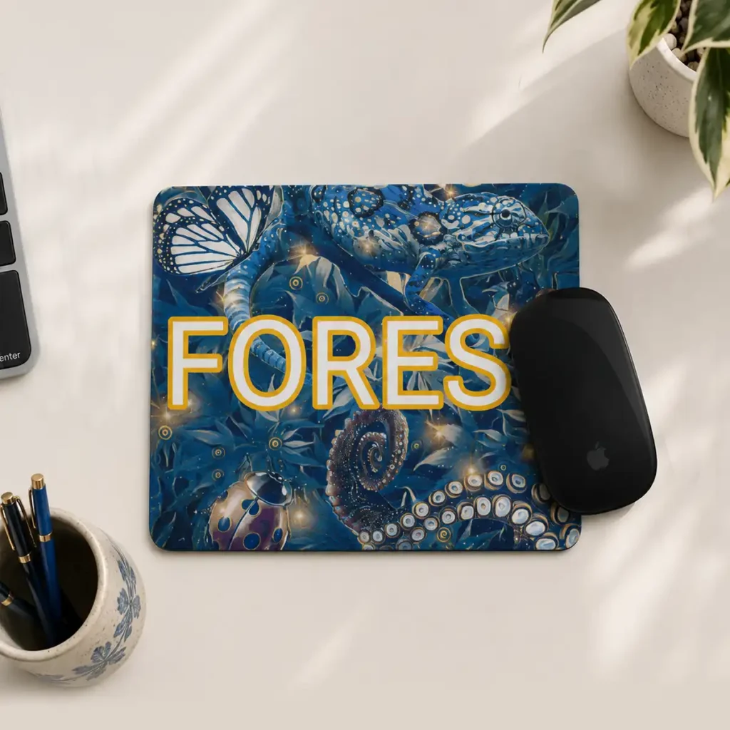 Forest Glow Mouse Pad