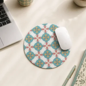 Pastel Tile Mouse Pad