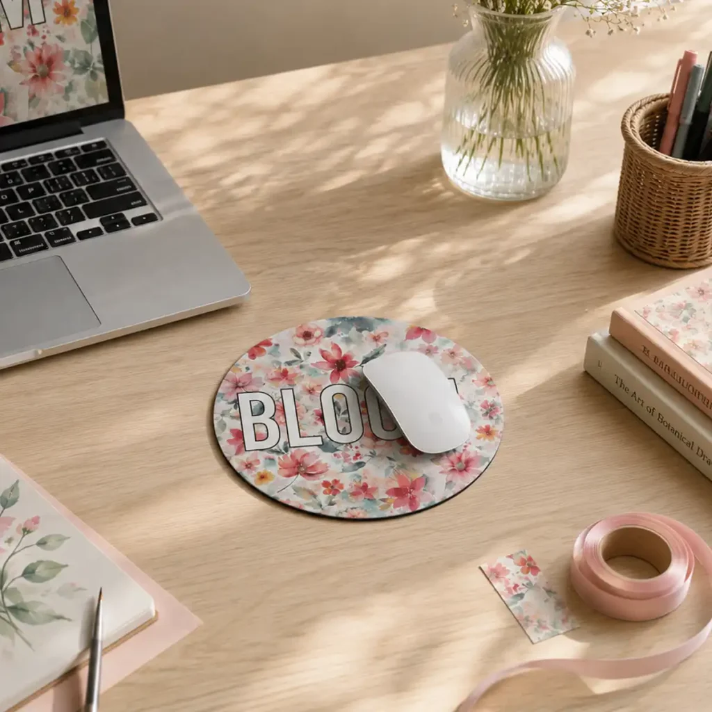 Floral Bloom Mouse Pad