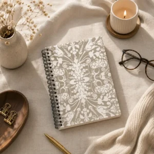 Ivory Bloom Notebook