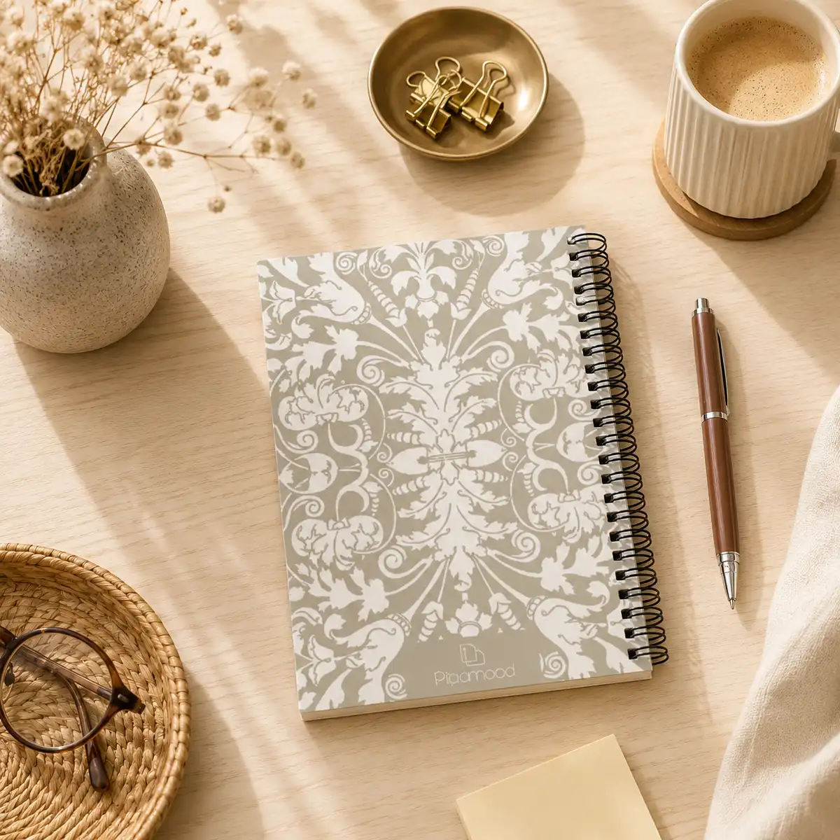 Ivory Bloom Notebook