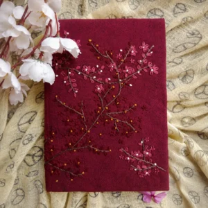 MARS – Hand Embroidered A5 Journal