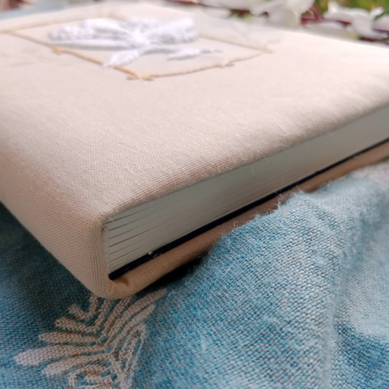 MOKSHA – Hand Embroidered A5 Journal