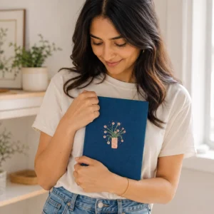 BLOOM – Hand Embroidered A5 Journal