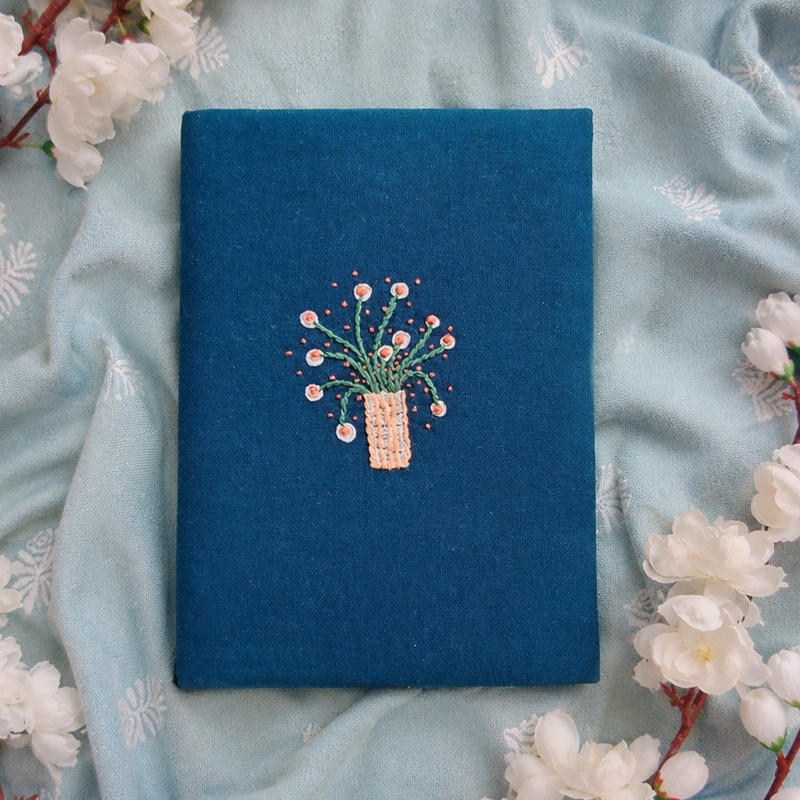 BLOOM – Hand Embroidered A5 Journal