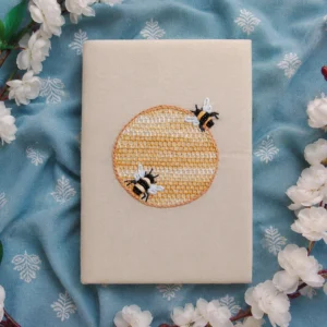 HONEYBEE – Hand Embroidered A5 Journal