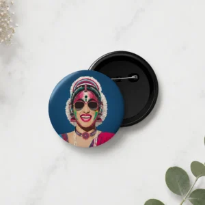 Happy Naari Badge