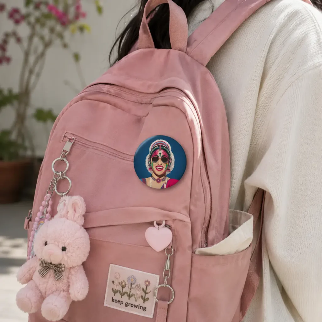 Happy Naari Badge