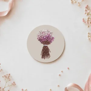 Bouquet Lavender Coaster
