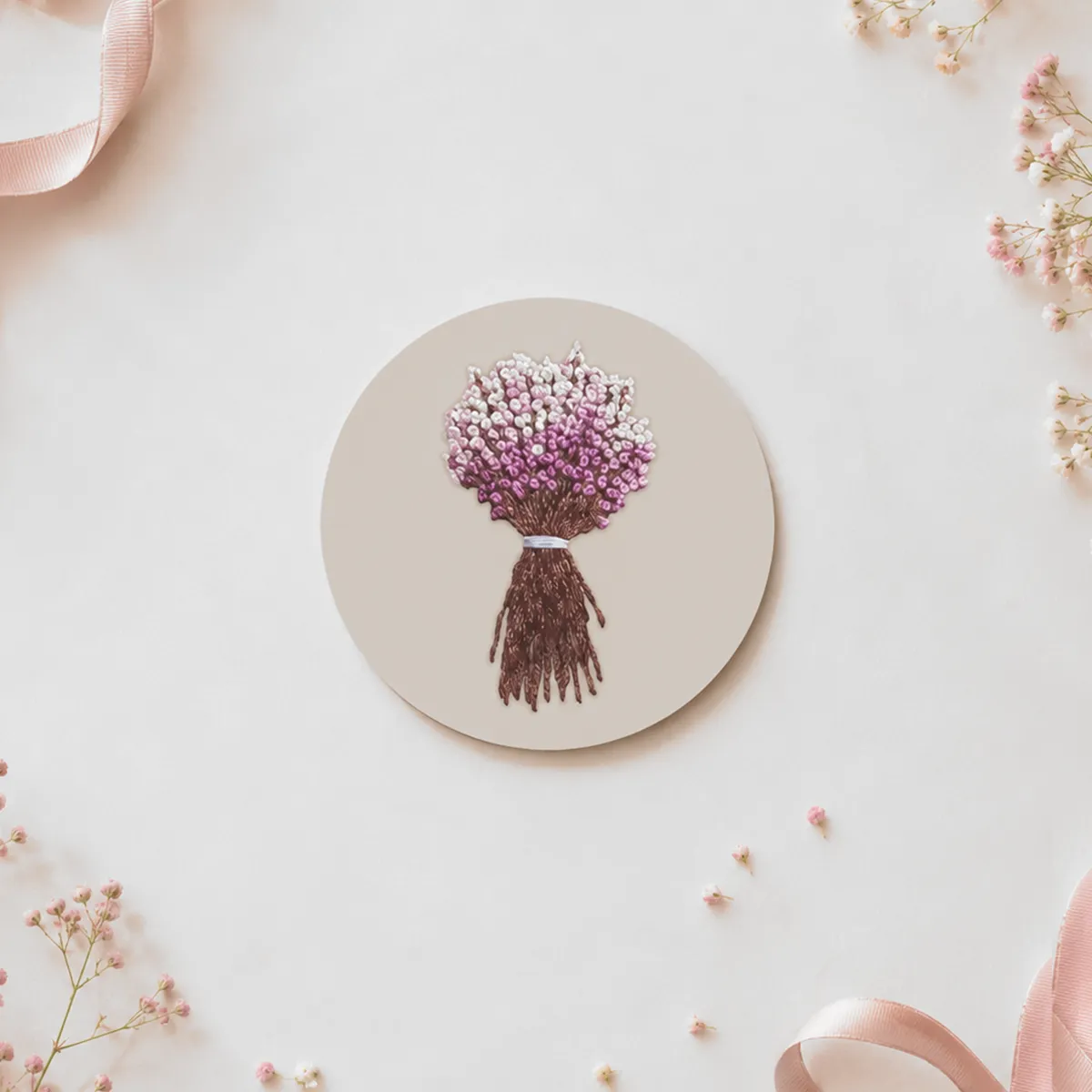 Bouquet Lavender Coaster