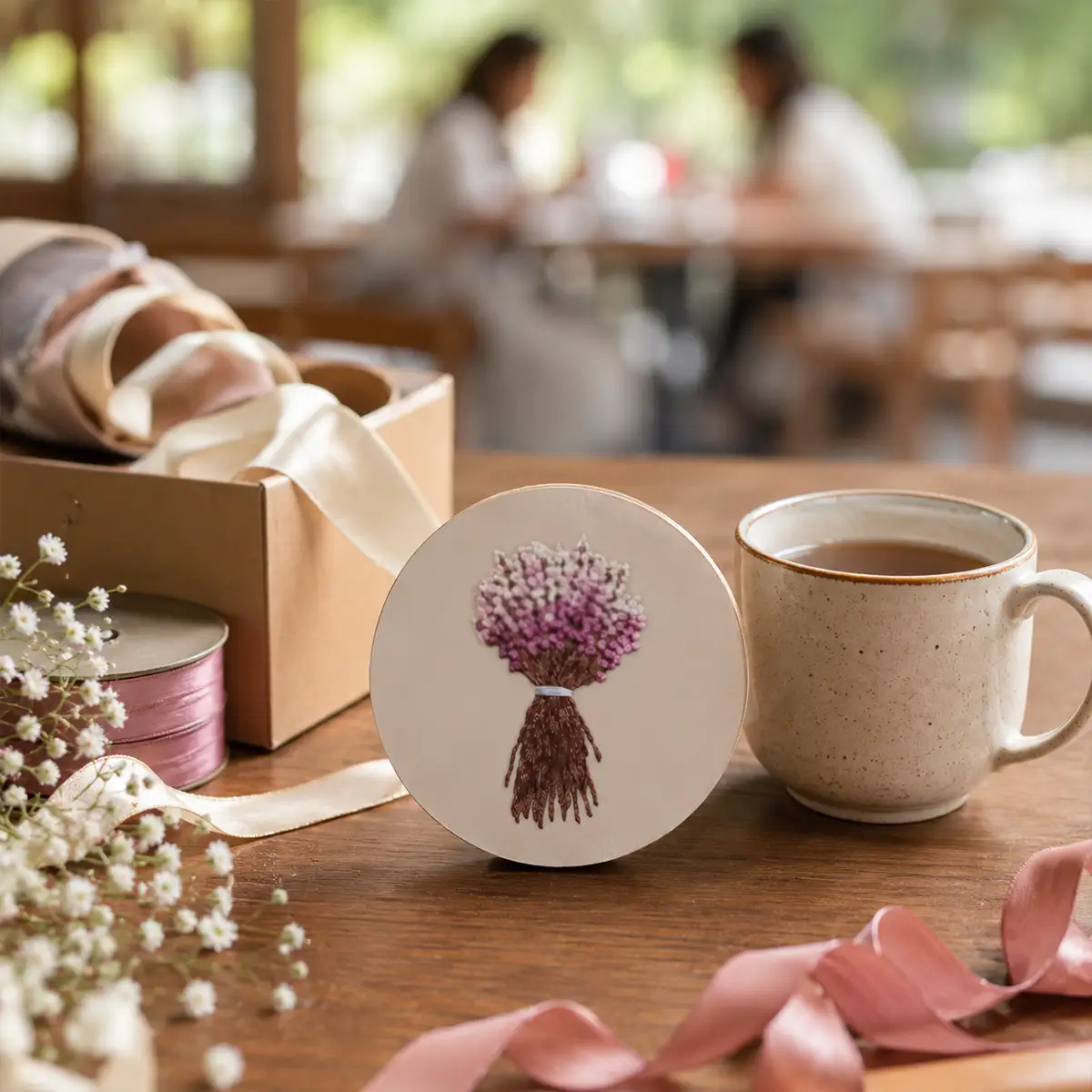 Bouquet Lavender Coaster