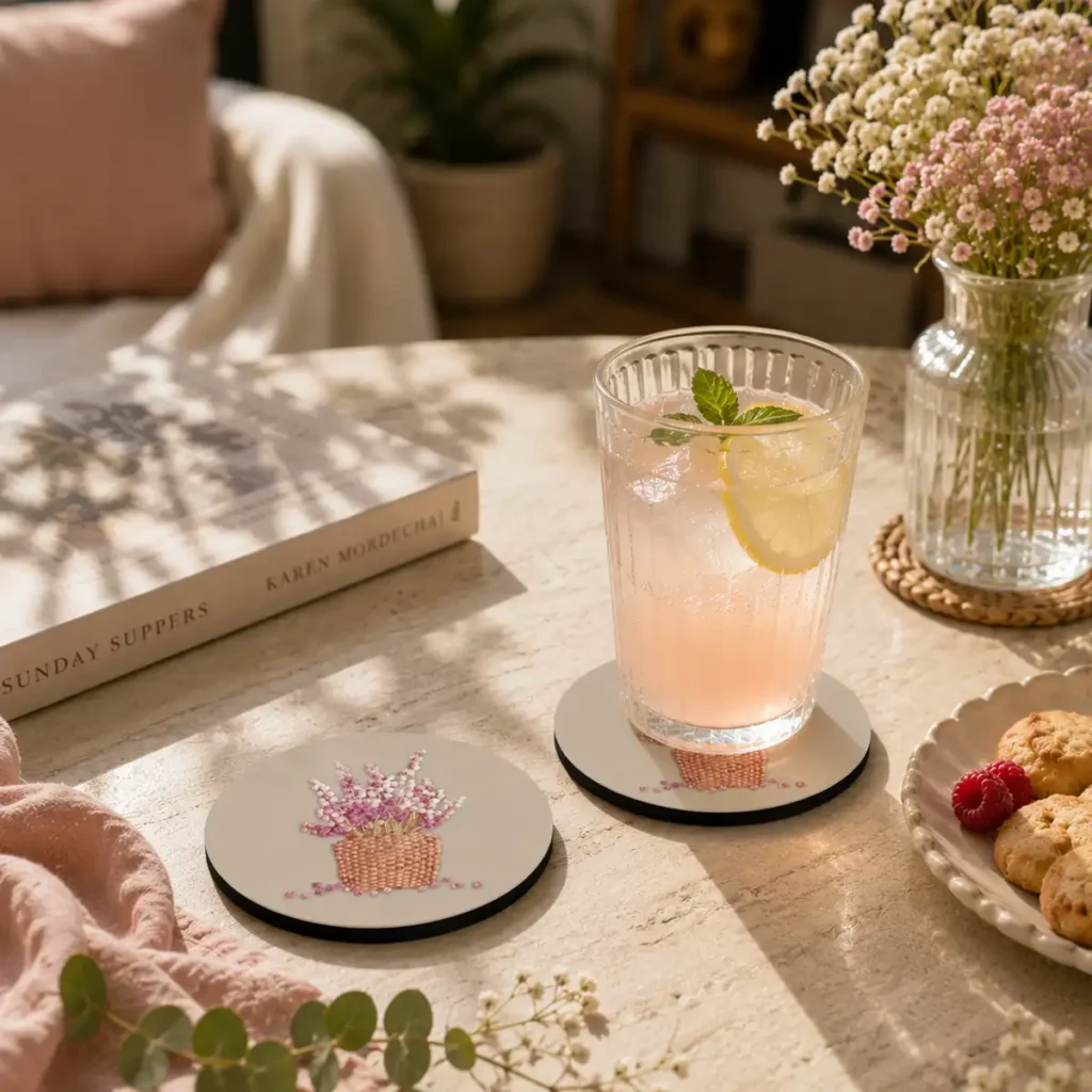 Flower Basket Coaster