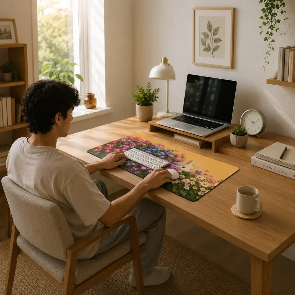 Bloom & Bunny Desk Mat
