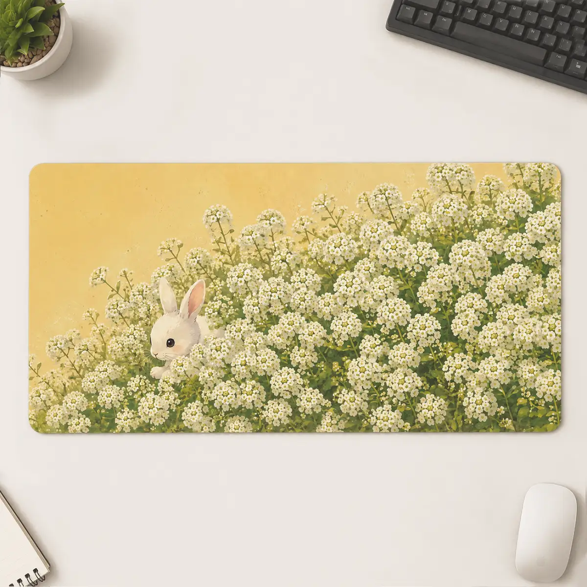Little Meadow Friends Desk Mat