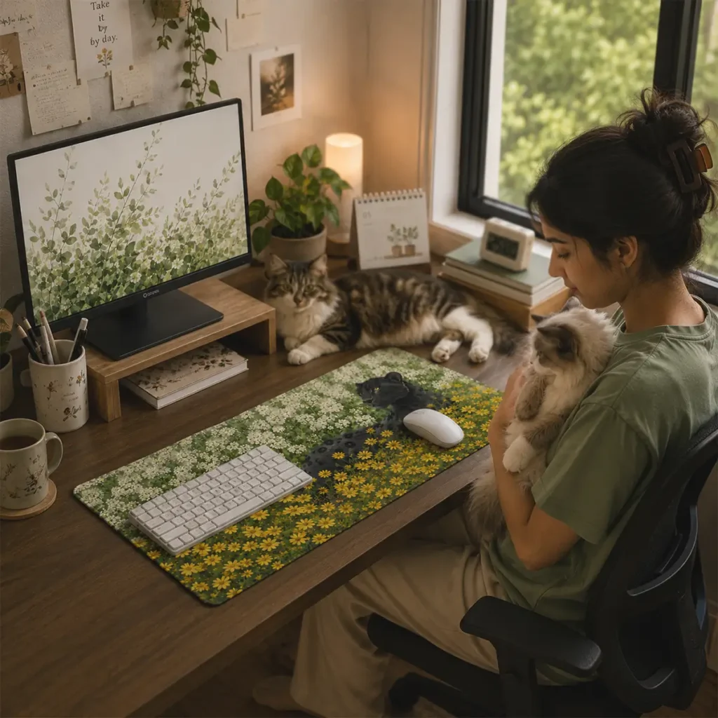 Still Untamed Desk Mat