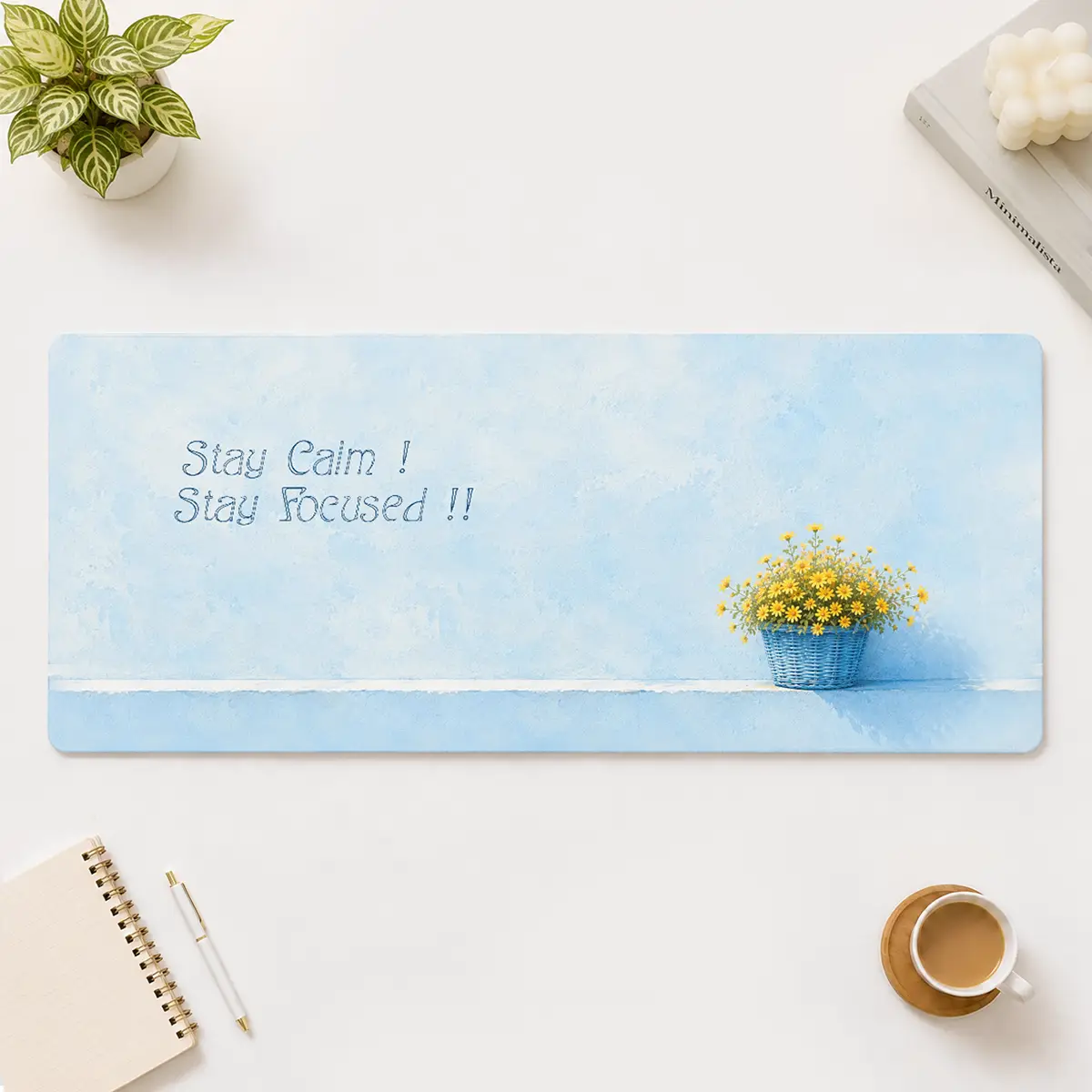 Calm & Focused Desk Mat