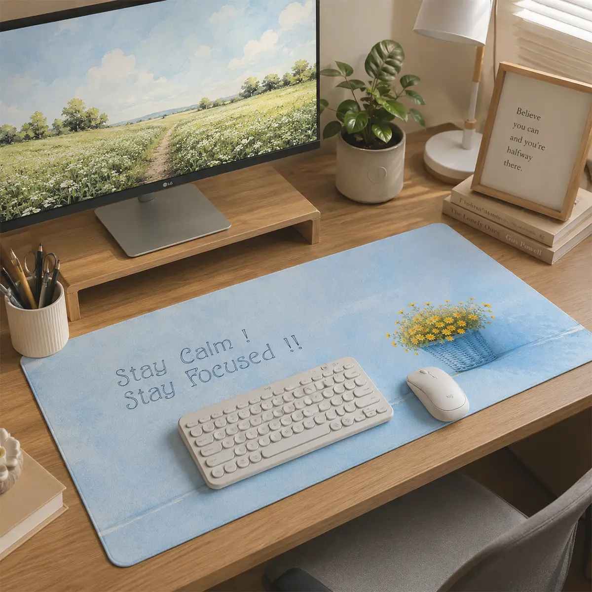 Calm & Focused Desk Mat