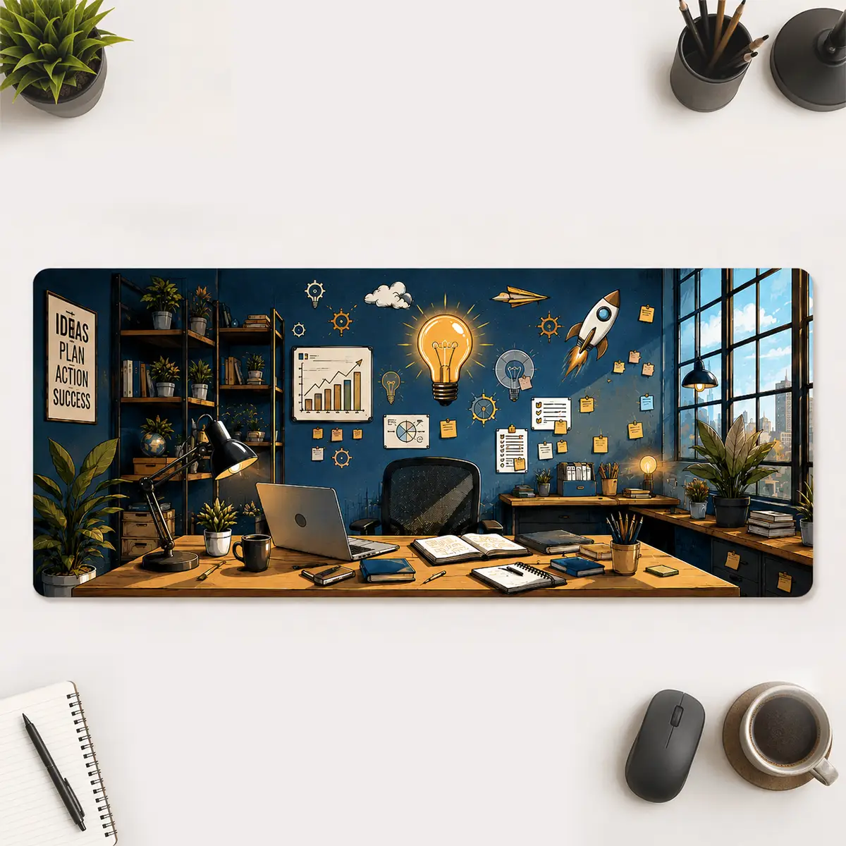 Work Mode Desk Mat