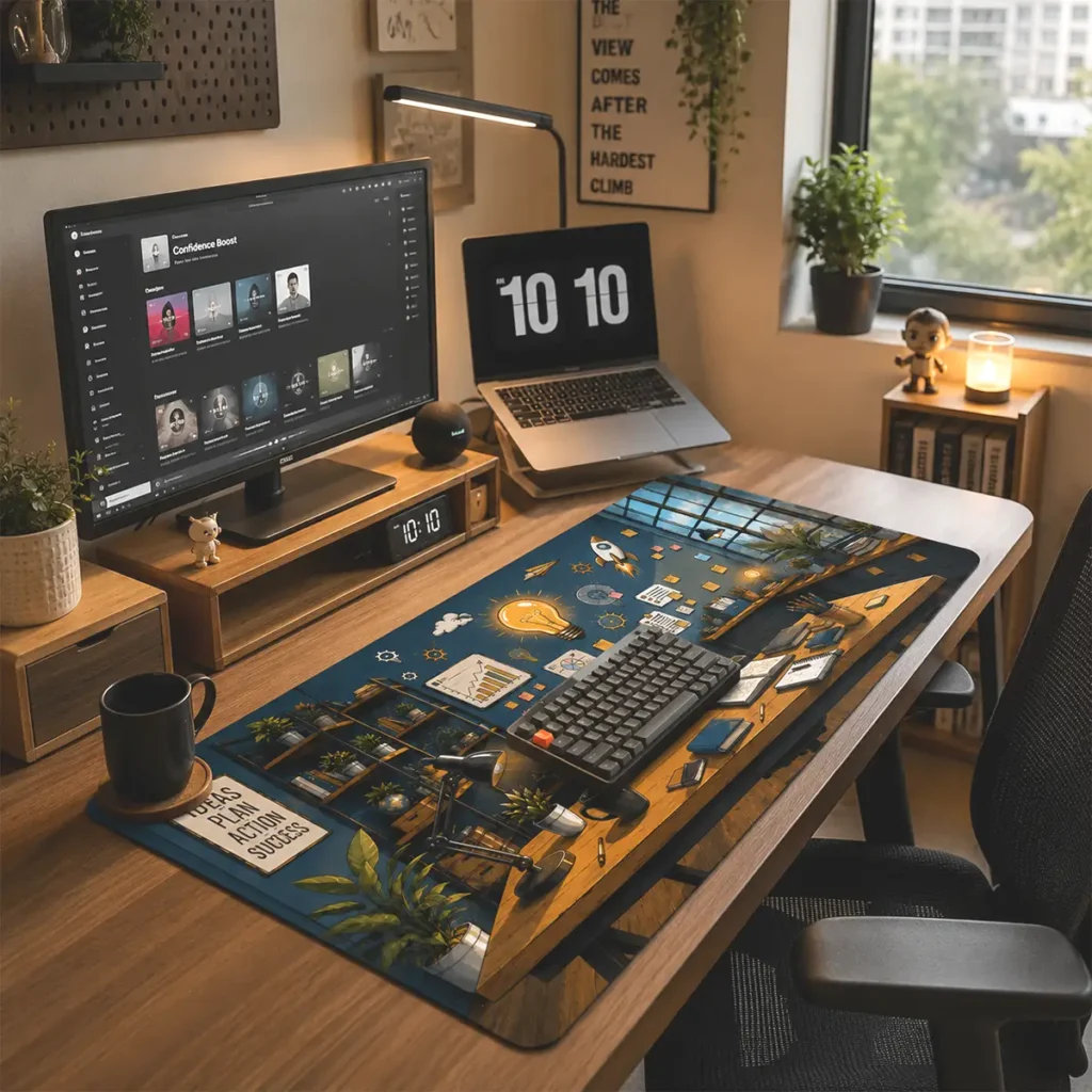 Work Mode Desk Mat