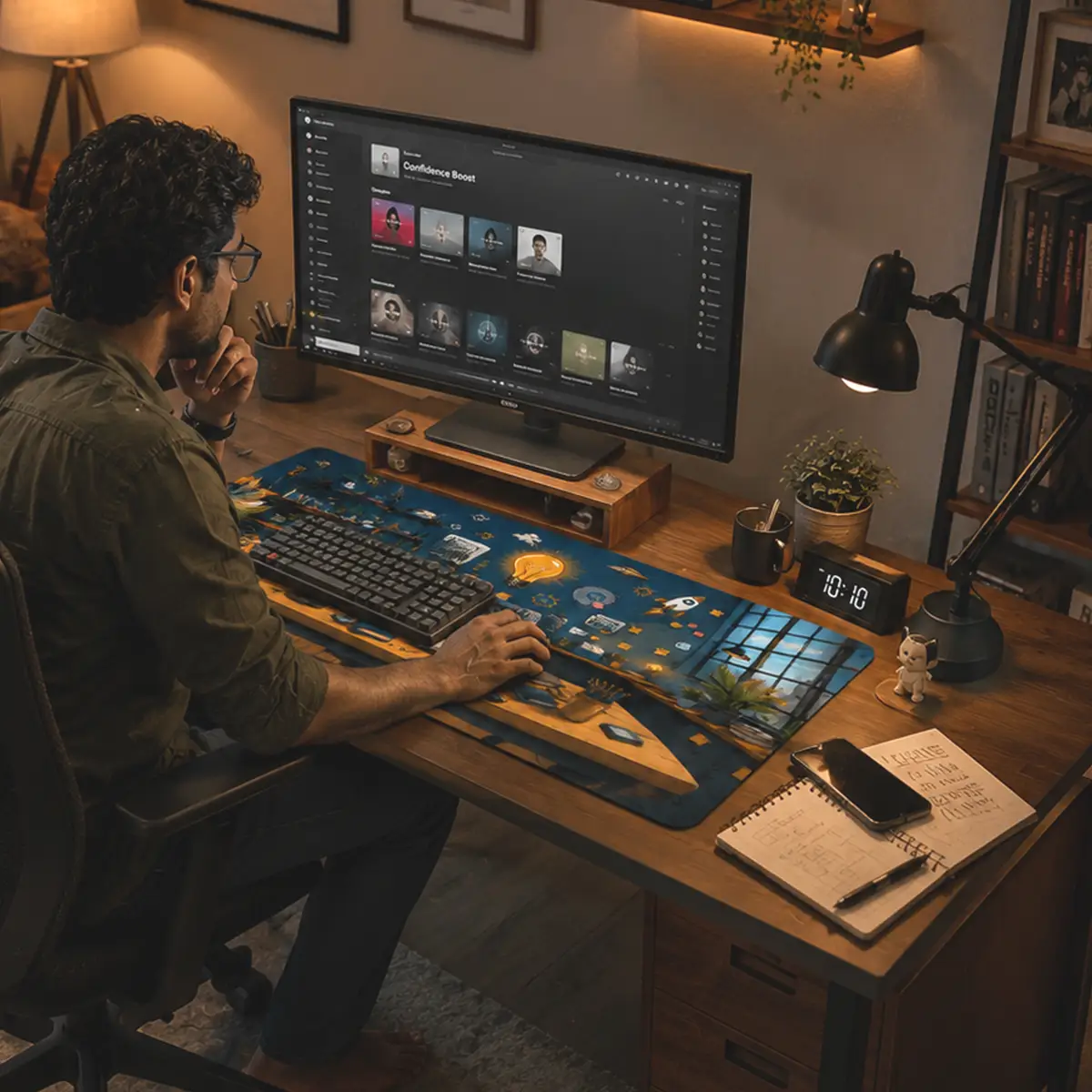 Work Mode Desk Mat