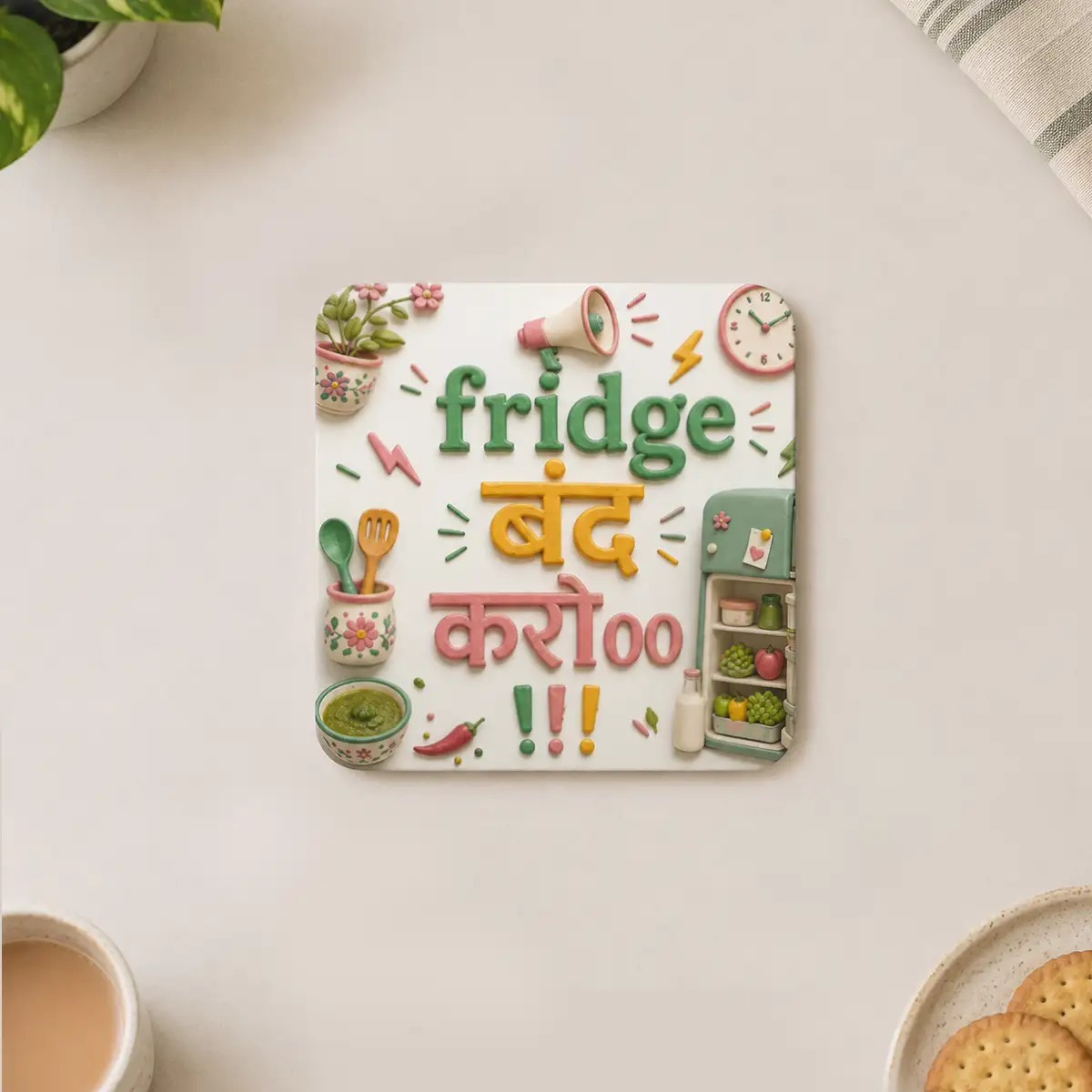 Fridge Band karo Magnet