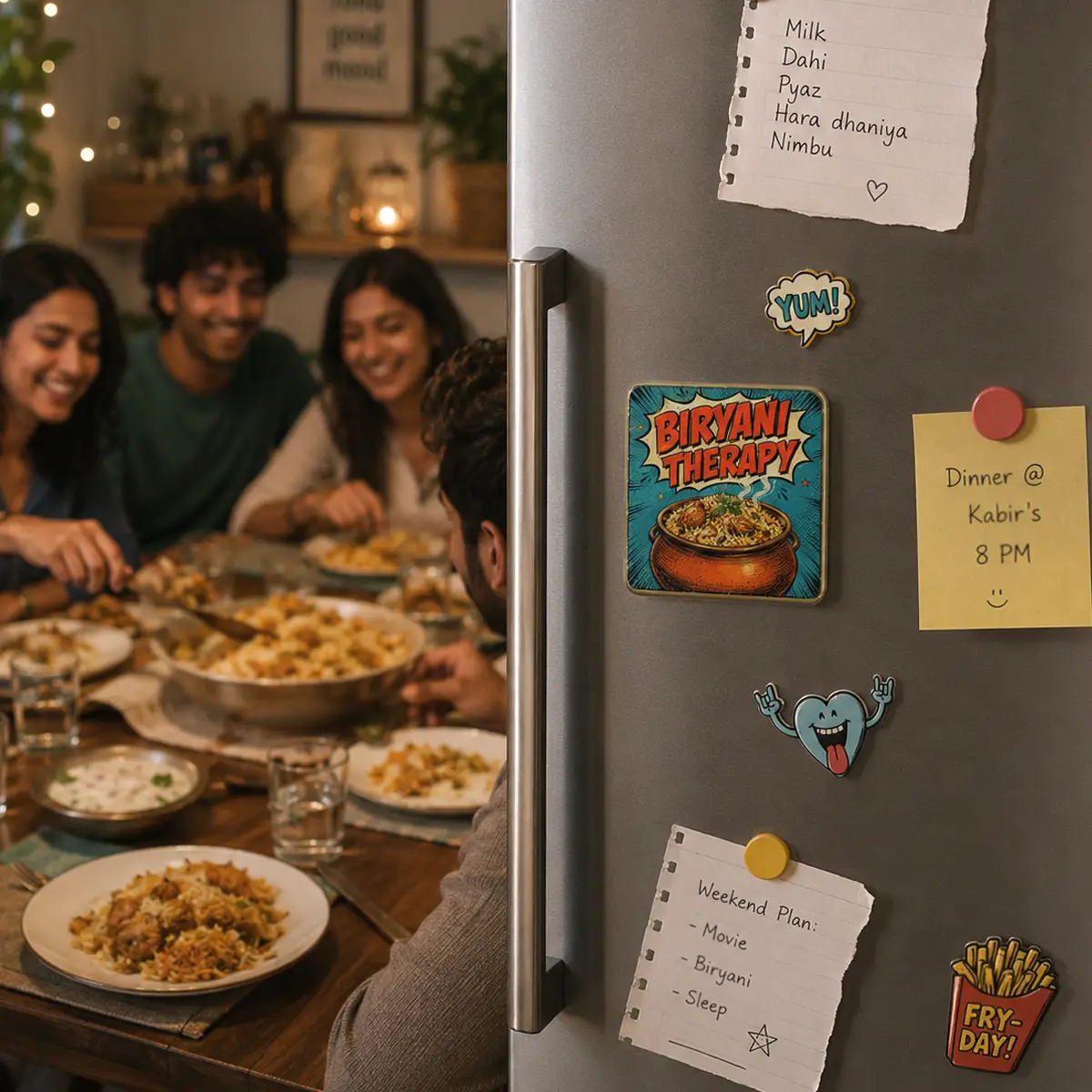 Biryani Therapy Magnet