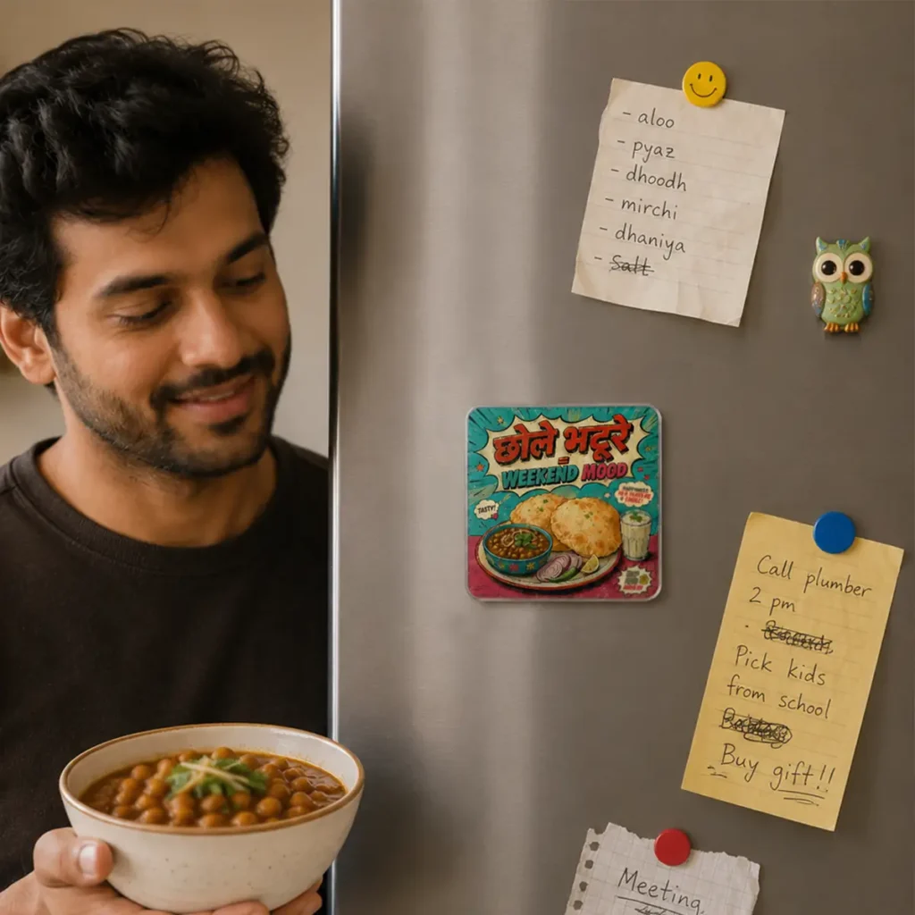 Chole Bhature Magnet