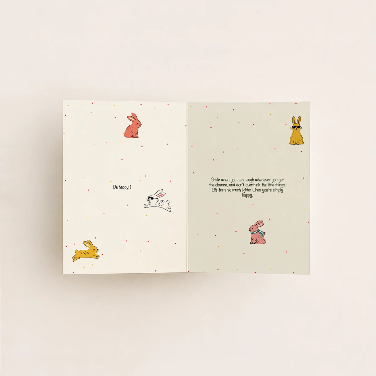Be Happy Greeting Card