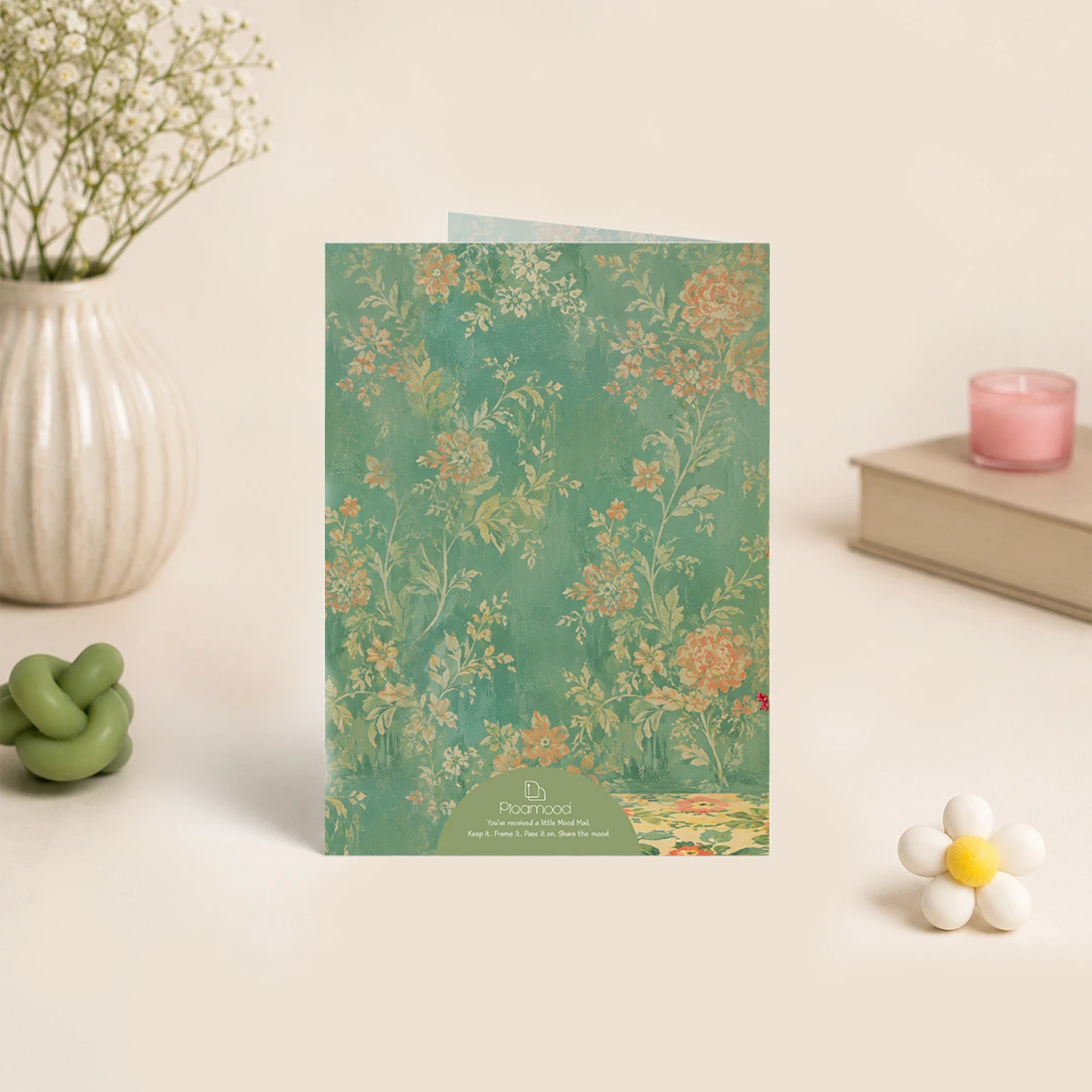 Floral Thank you Greeting Card