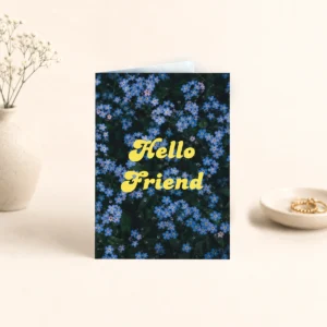 Hello Friend Greeting Cards
