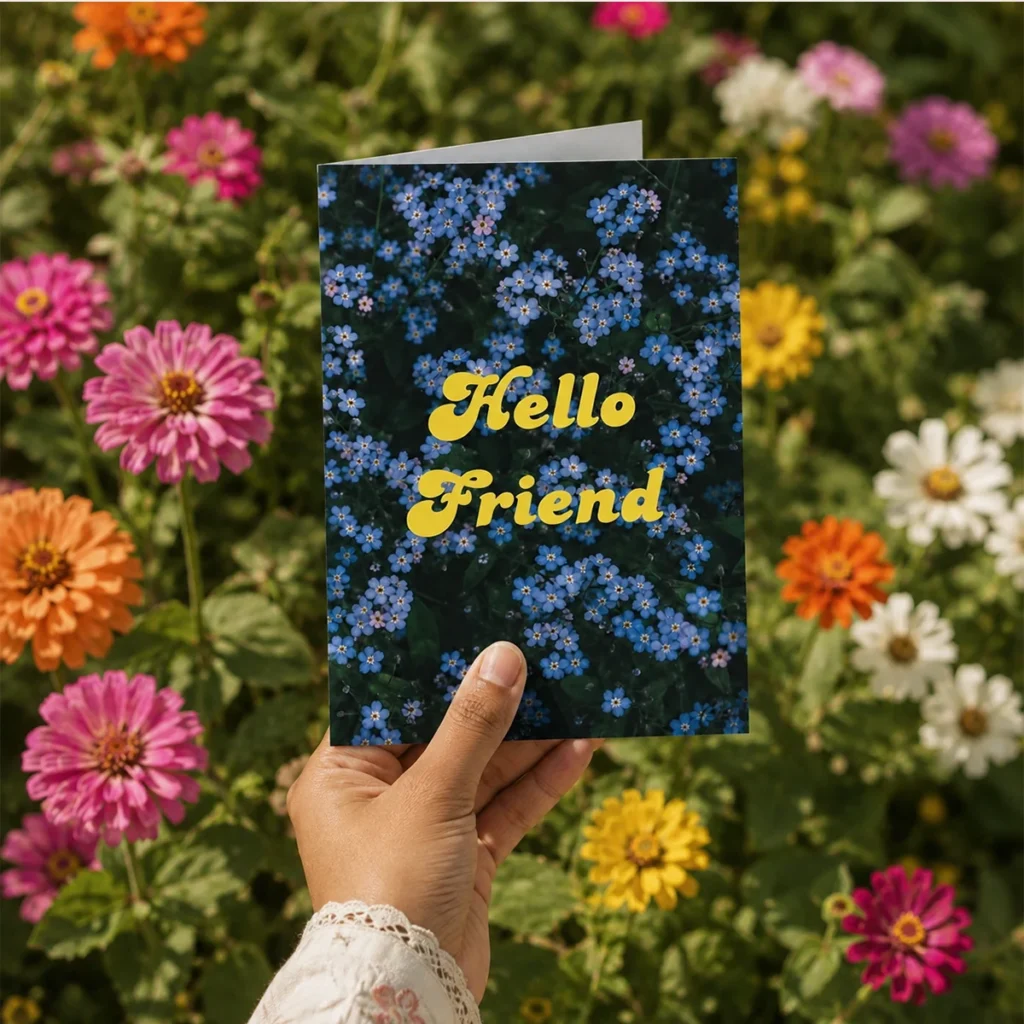 Hello Friend Greeting Cards
